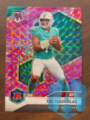 2021 Panini Mosaic Tua Tagovailoa #228 AFC Camo Pink Prizm Dolphins